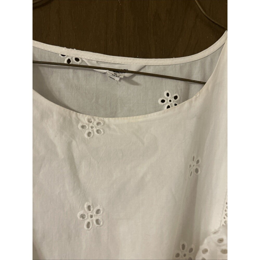 Cottagecore Eyelet Lace Steve Madden Jayda Dress Coquette Romantic Sz Sm - Picture 2 of 10